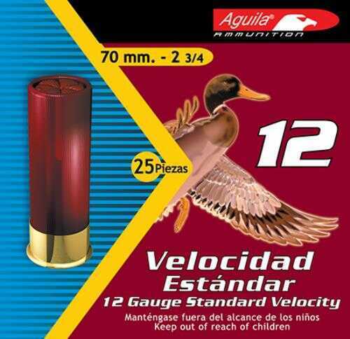 12 Gauge 2-3/4" Lead 7-1/2  1-1/8 oz 25 Rounds Aguila Shotgun Ammunition